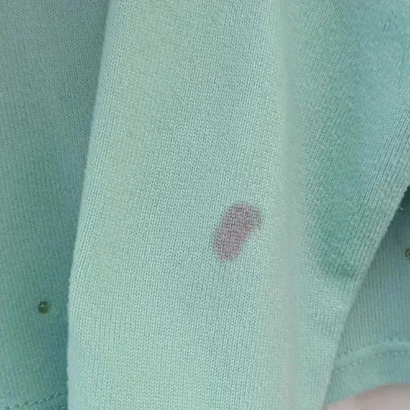 Girls Puff Long Sleeve Jeweled Tee Mint green size 7 from Evsive. 3/$15 - Picture 5 of 8